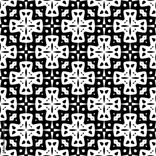 Monochrome pattern, Abstract texture for fabric print, card, table cloth, furniture, banner, cover, invitation, decoration, wrapping.seamless repeating pattern.Black colMonochrome pattern, Abstracor. 