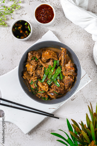 Braised Duck Traditional Chinese Cuisine photo