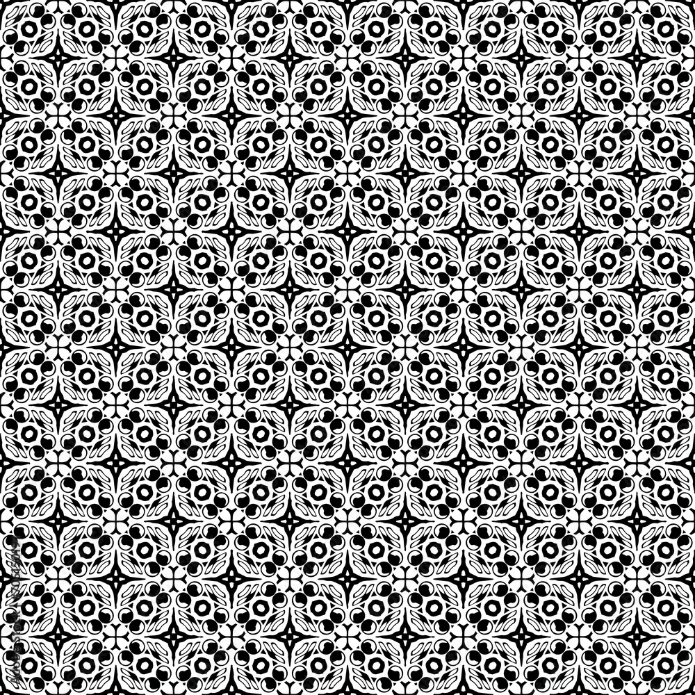 Black seamless abstract pattern. Overlay for background and backdrop. Ornamental design. PNG graphic illustration with transparent background.