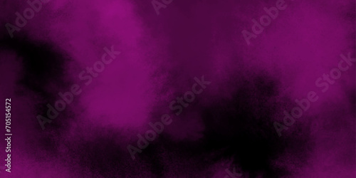 Black and Purple Smoke Purple velvet fabric texture used as background. Dark elegant Royal purple gentle grunge maroon color shades aquarelle painted.