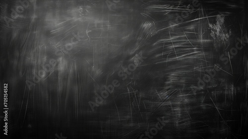 Textured blackboard with chalk marks, empty classroom board background