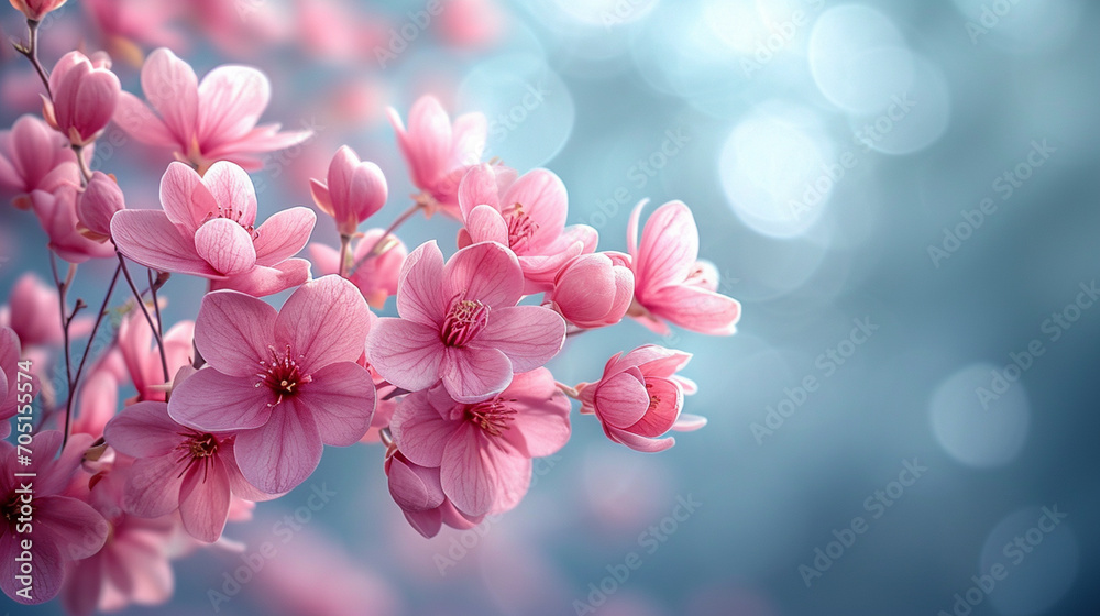 pink blossom in spring