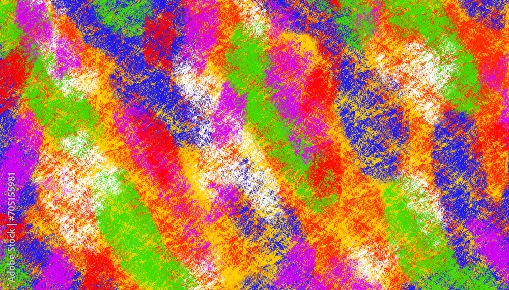 Hand drawn colorful pastel crayon abstract background