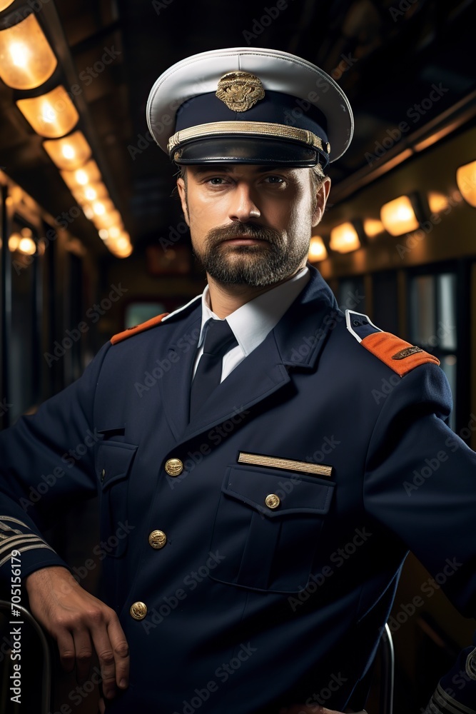 professional russian man dedicated to driving a train professional russian man dedicated to driving a train