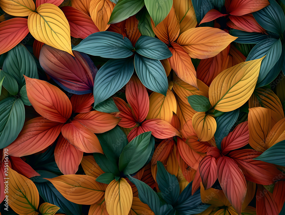 pastel colorful leaves background pattern pastel colorful leaves background pattern