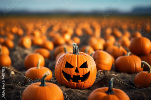 Carved background october holiday halloween horror decoration lantern orange pumpkin autumn seasonal symbol