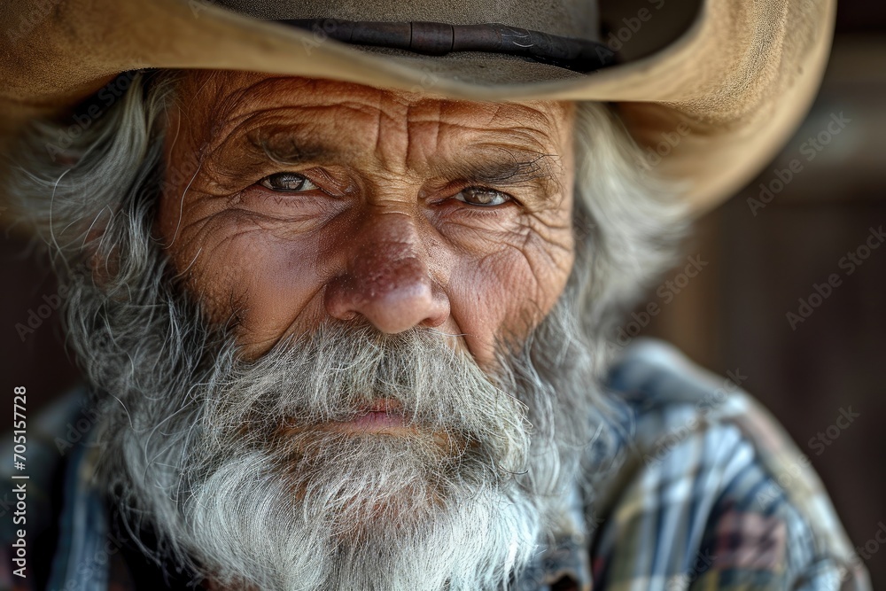The rugged charm of a seasoned gentleman The rugged charm of a seasoned gentleman