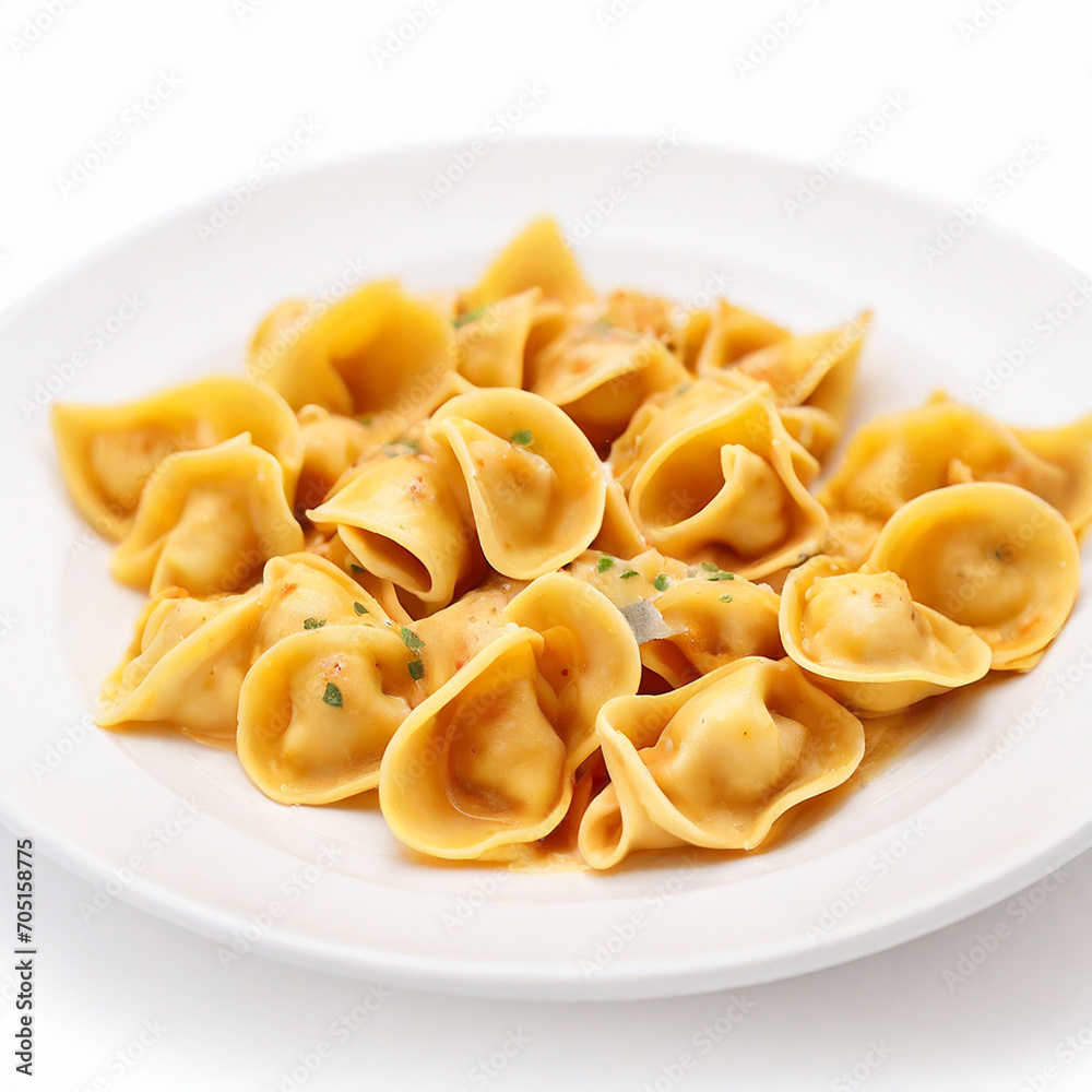 Italian Tortellonion white background Italian Tortellonion white background