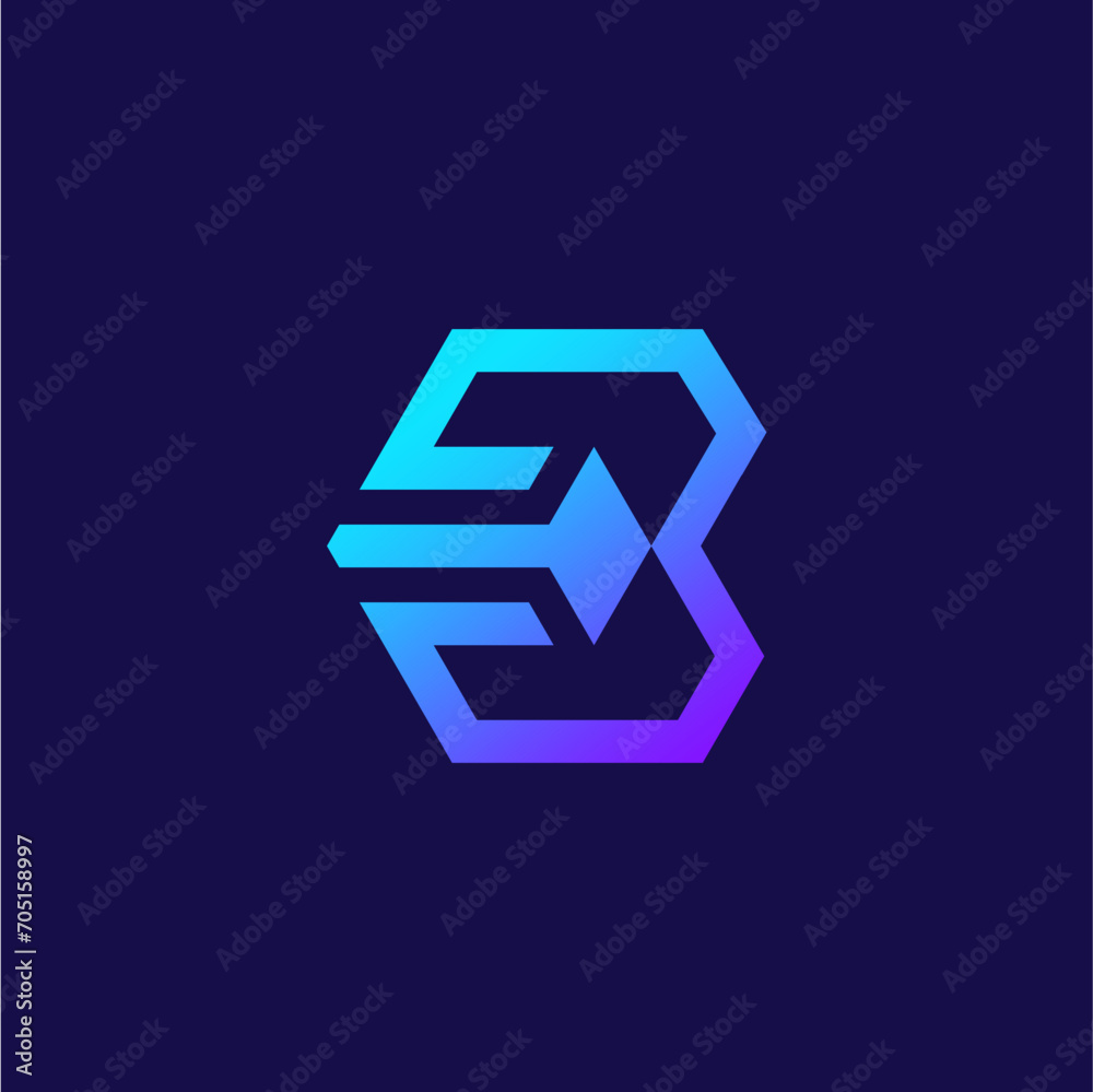 Letter B logo icon design template elements For business and technologies company Letter B logo icon design template elements For business and technologies company