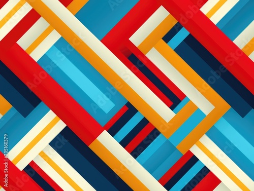 Wallpaper Mural Abstract background, Colored geometric shapes and lines Torontodigital.ca