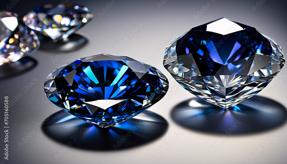 Blue diamond and white diamonds jewellery design , luxury diamonds background, sapphire gemstone, macro diamonds, Modern Jewelry Blue diamond and white diamonds jewellery design , luxury diamonds background, sapphire gemstone, macro diamonds, Modern Jewelry
