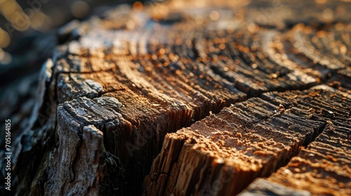 Wooden stump bark texture wallpaper background