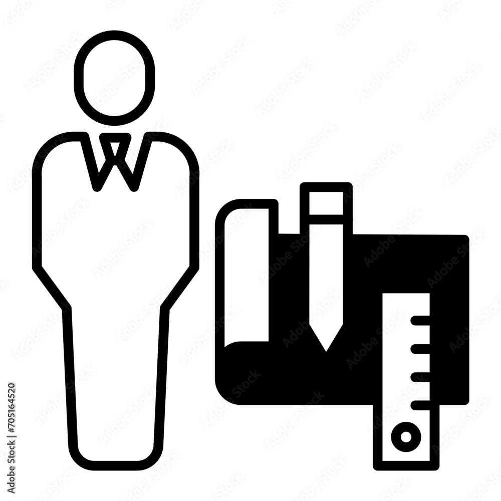 Business Plan 01 solid glyph icon Business Plan 01 solid glyph icon