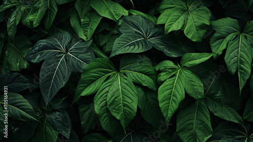 Green leaves of homalomena rubescens © Alia