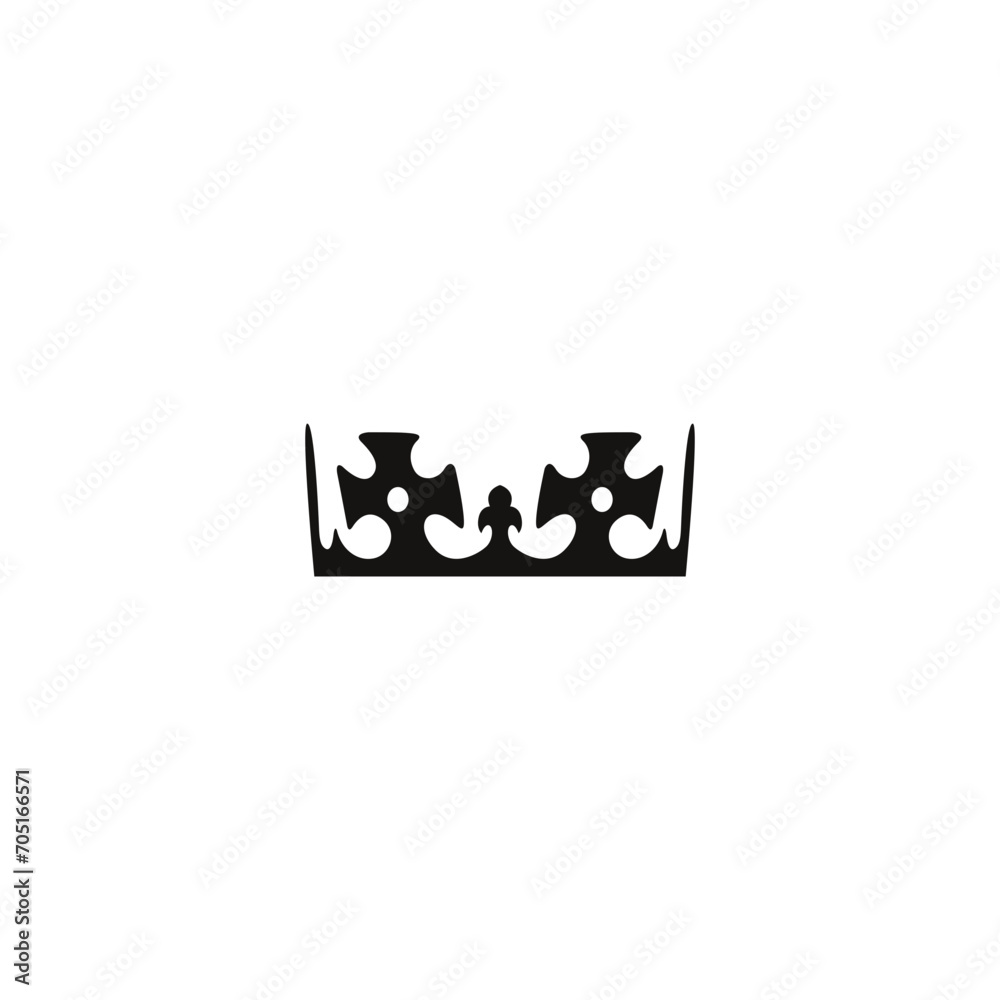 Fototapeta premium crown icon vector 
