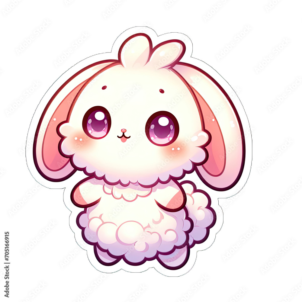 Generative AI Cute Little Bunny Sticker, cute little rabbit sticker, Adorable little Bunny stickers, Little rabbit Sticker, funny bunny stickers, adorable little bunny stickers, cute panda stickers Generative AI Cute Little Bunny Sticker, cute little rabbit sticker, Adorable little Bunny stickers, Little rabbit Sticker, funny bunny stickers, adorable little bunny stickers, cute panda stickers