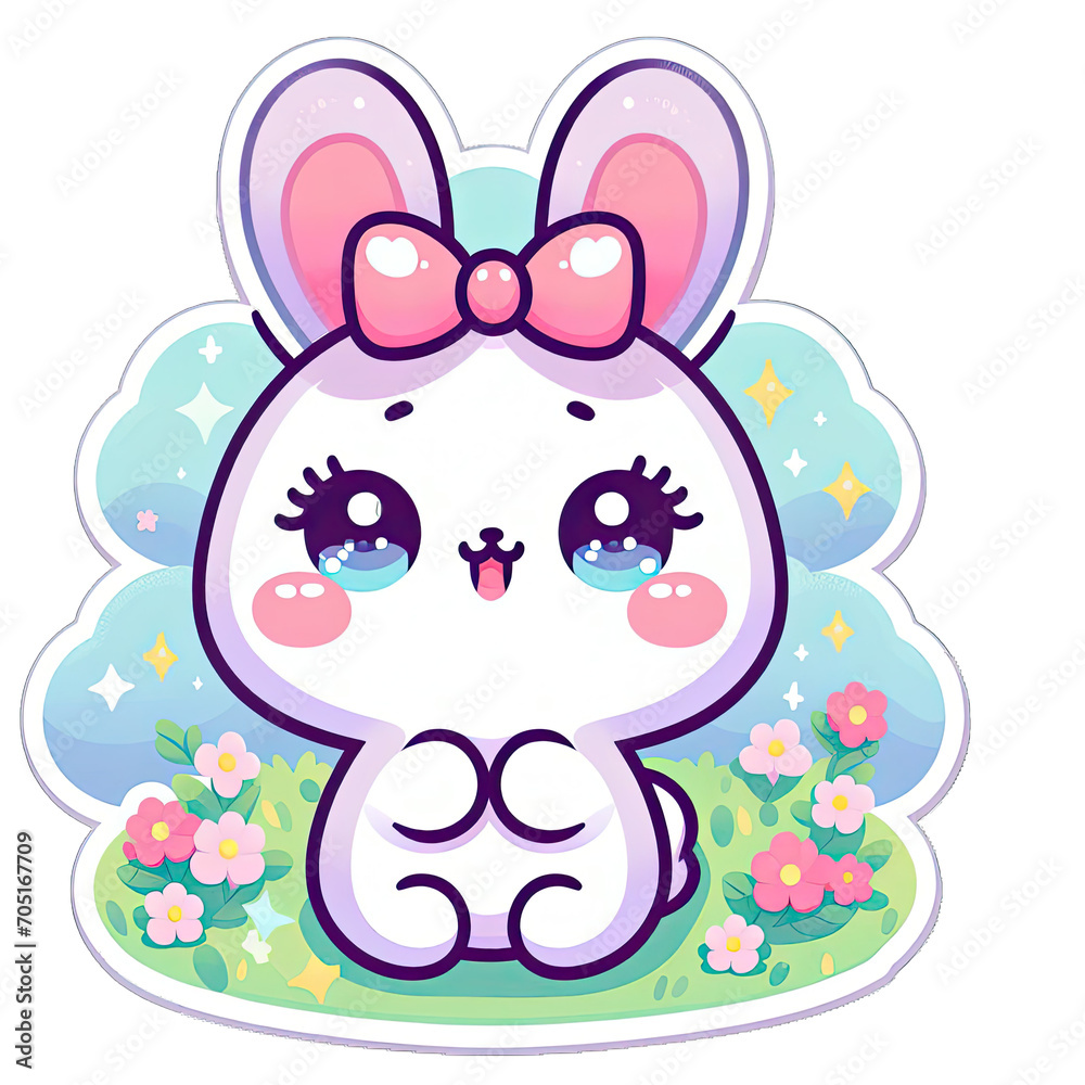 Generative AI Cute Little Bunny Sticker, cute little rabbit sticker, Adorable little Bunny stickers, Little rabbit Sticker, funny bunny stickers, adorable little bunny stickers, cute panda stickers Generative AI Cute Little Bunny Sticker, cute little rabbit sticker, Adorable little Bunny stickers, Little rabbit Sticker, funny bunny stickers, adorable little bunny stickers, cute panda stickers