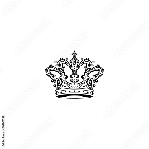 crown icon vector	
