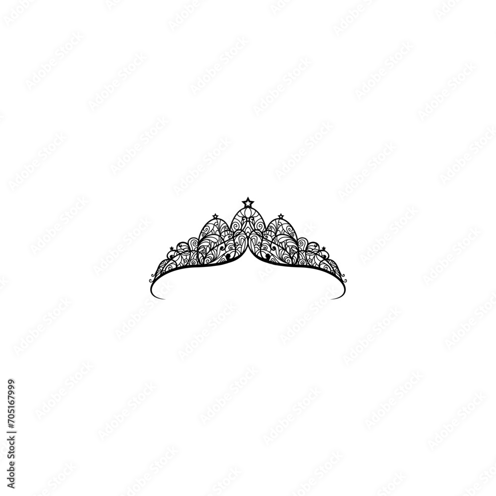Fototapeta premium crown icon vector 