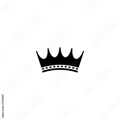 crown icon vector	
