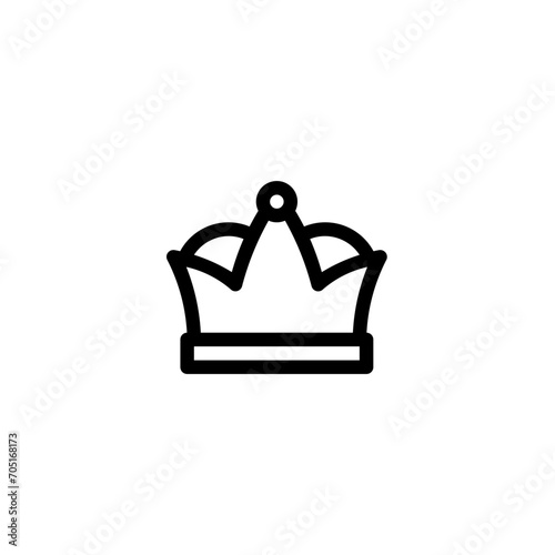 crown icon vector	
