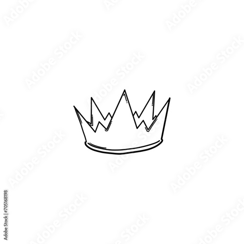 crown icon vector	
