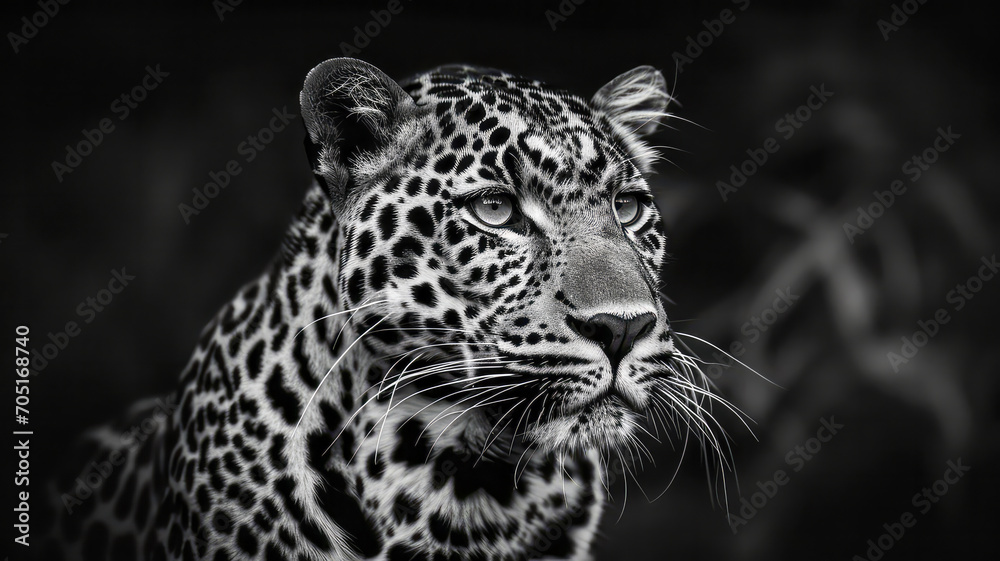 Leopard in Afrika. Safari