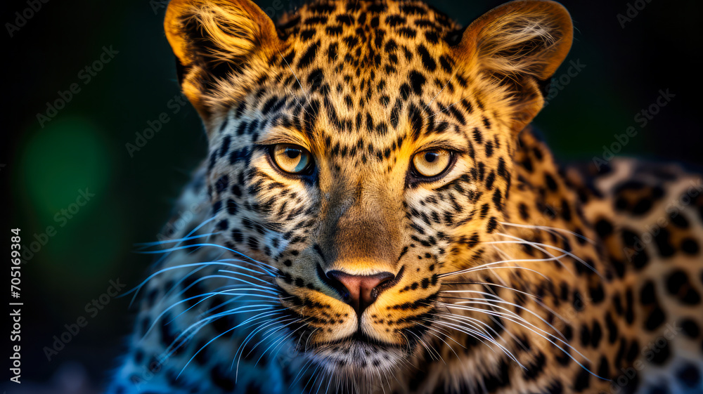 Leopard in Afrika. Safari Leopard in Afrika. Safari