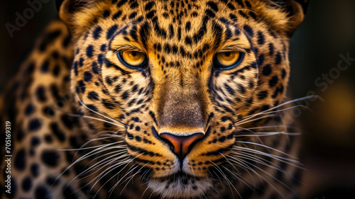 Leopard in Afrika. Safari