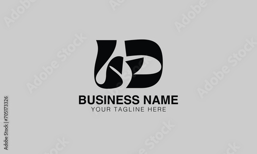 LD l ld initial logo | initial based abstract modern minimal creative logo, vector template image. luxury logotype logo, real estate homie logo. typography logo. initials logo