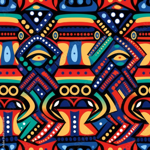 Aboriginal Australian traditional dot art texture background design. Boho seamless pattern in tribal style. Ethnic geometric print for textile, banner, wallpaper, fashion, home decor 