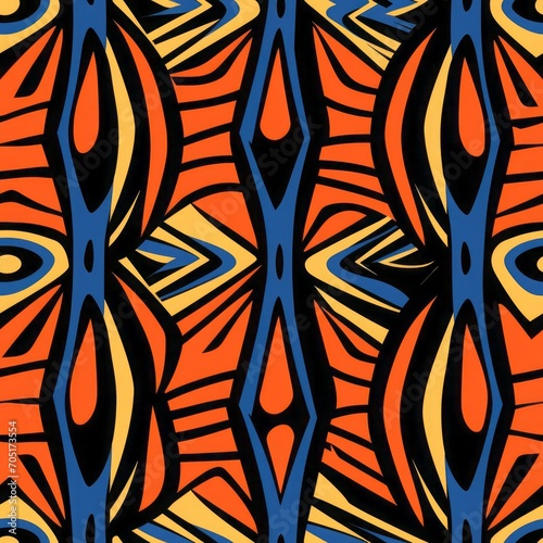 Traditional Australian cloth seamless pattern. Abstract tribal textile print. Ethnic background design for fashion, tattoo, textile, web, banner photo
