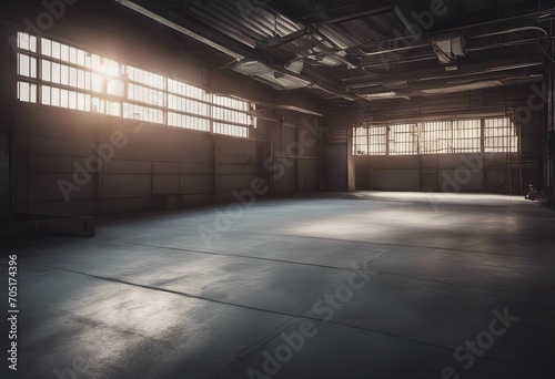 Abstract empty garage interior background stock photoBackgrounds Concrete Garage Warehouse