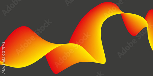 Colorful fluid wave line.  Abstract gradient background.  Modern colorful flow background. Twisted wavy liquid background.