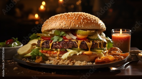 Cheeseburger in a Dinner