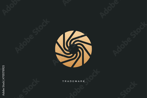 camera film photography videography multimedia production vector logo