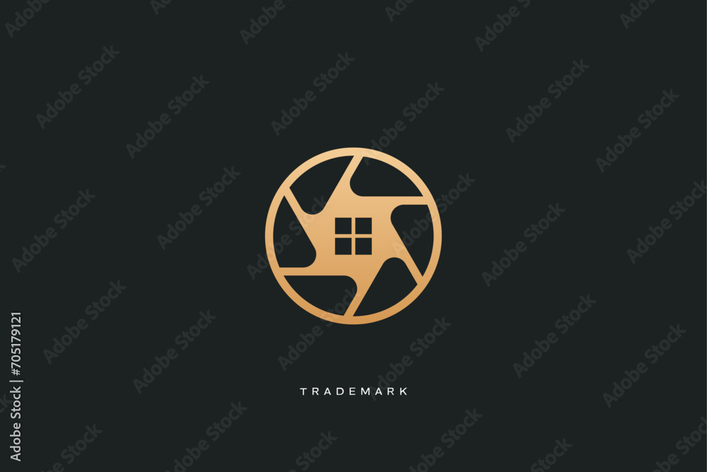 home vector logo real estate renovation modern structure architecture home vector logo real estate renovation modern structure architecture