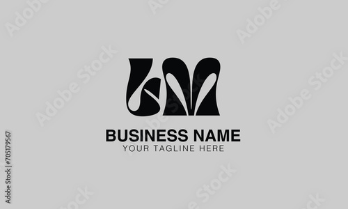 LM l lm initial logo | initial based abstract modern minimal creative logo, vector template image. luxury logotype logo, real estate homie logo. typography logo. initials logo