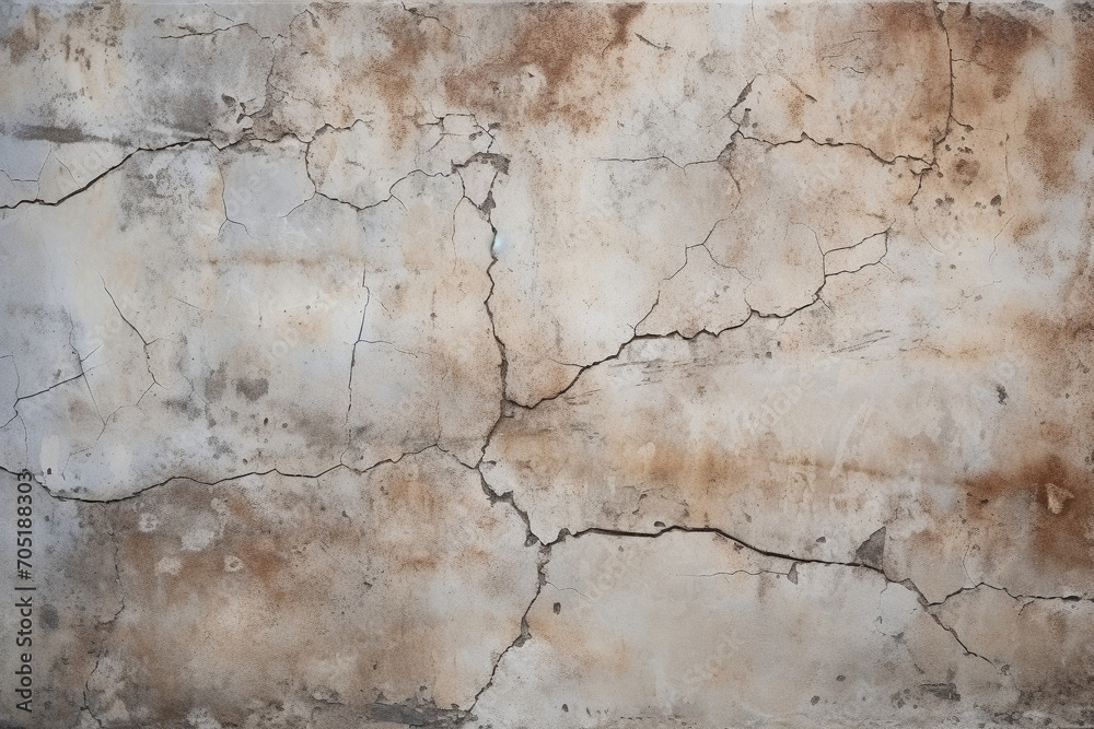 Rustic cracked concrete texture with weathered stains Rustic cracked concrete texture with weathered stains