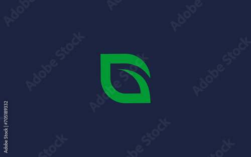 letter g with tree logo icon design vector design template inspiration