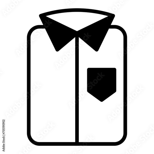 Shirt solid glyph icon