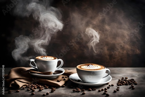 A high-definition image of an espresso shot, featuring rich crema and an intricately designed coffee cup, embodying the essence of coffee craftsmanship