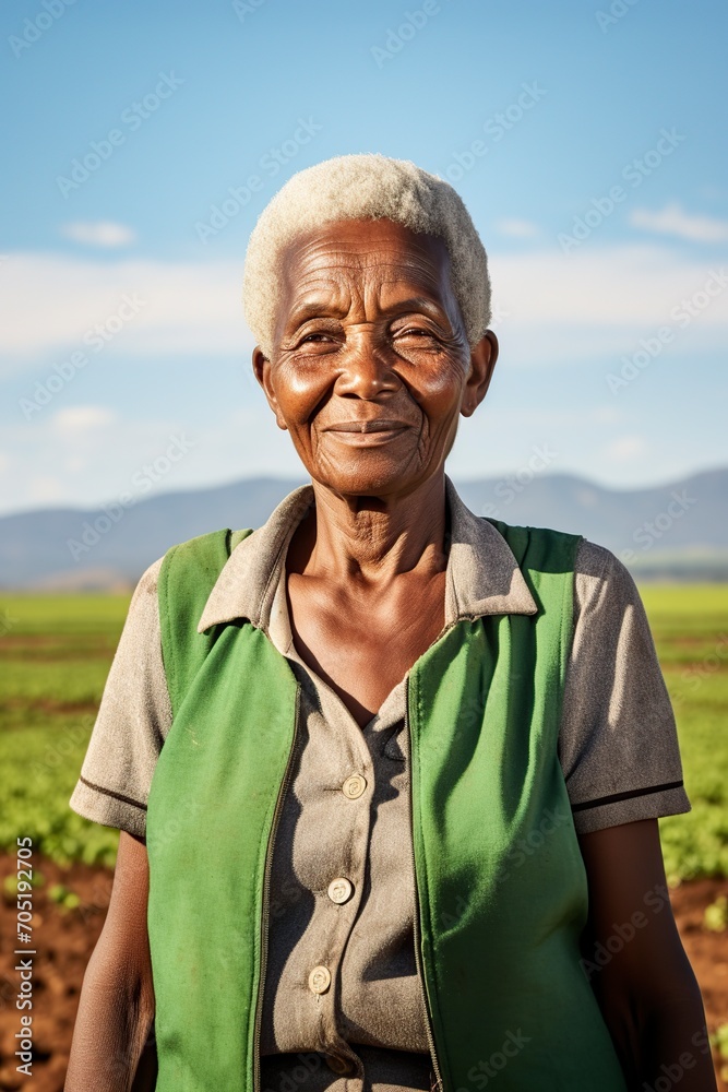 modern peasant woman standing in an africa modern peasant woman standing in an africa