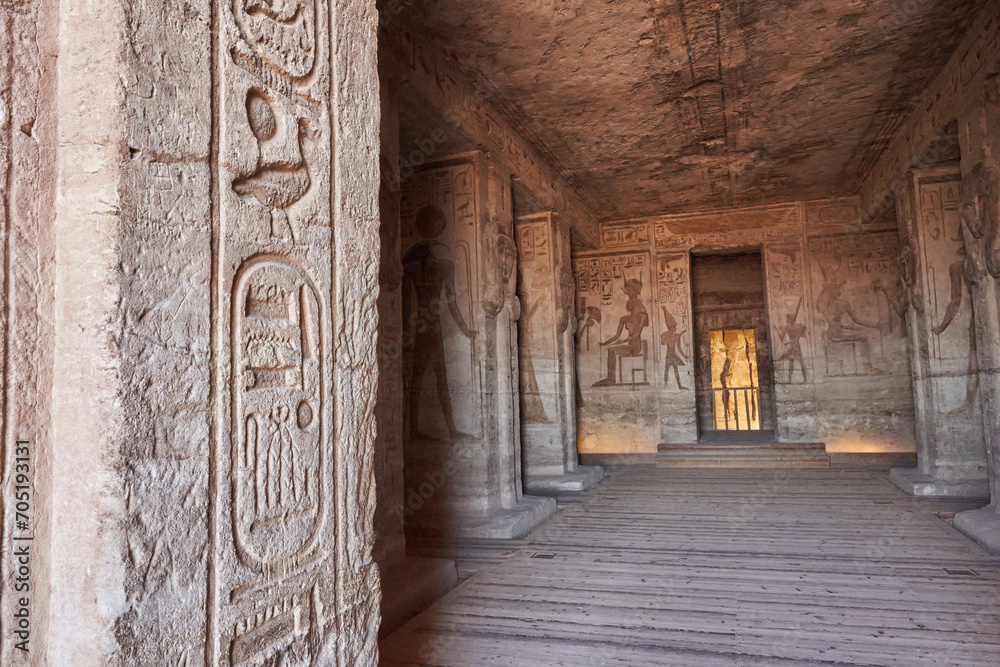 The great temple of ramesses ll, abu simbel, unesco world heritage site, Egypt. - obrazy, fototapety, plakaty 