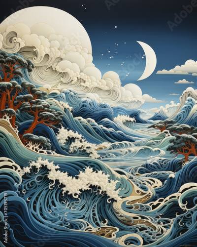 abstract waves