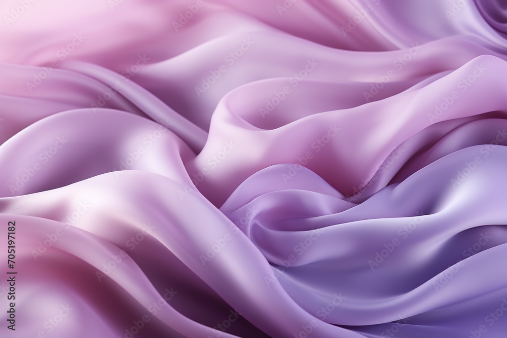 Obraz premium Gradient purple silk fabric