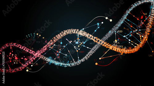 Graphical representation of the DNA chain 