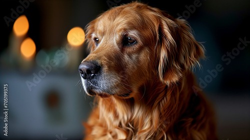 Obraz na płótnie golden retriever dog