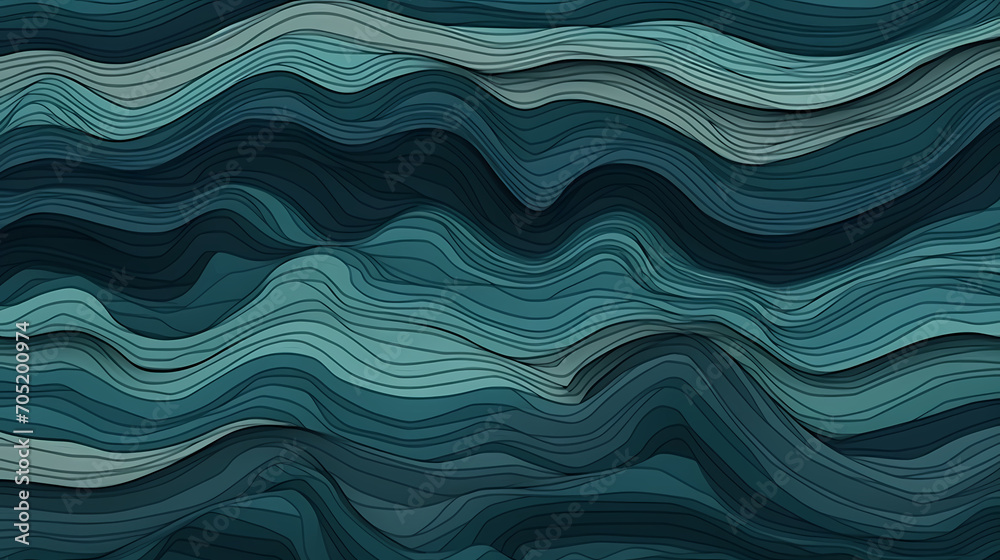 Obraz premium Abstract sea map PPT background，Abstract background