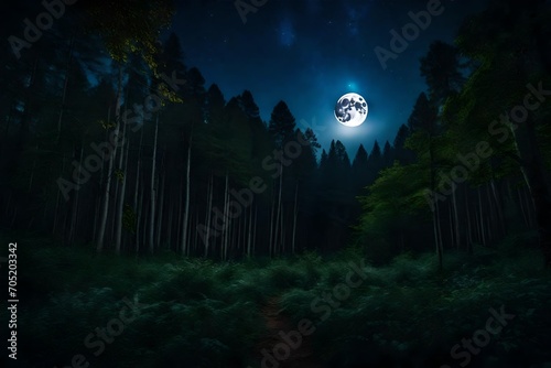 night landscape with a tree © azka
